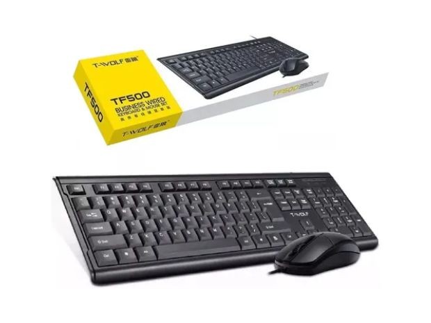 &u+ KIT TECLADO + MOUSE GAMER TWOLF TF500